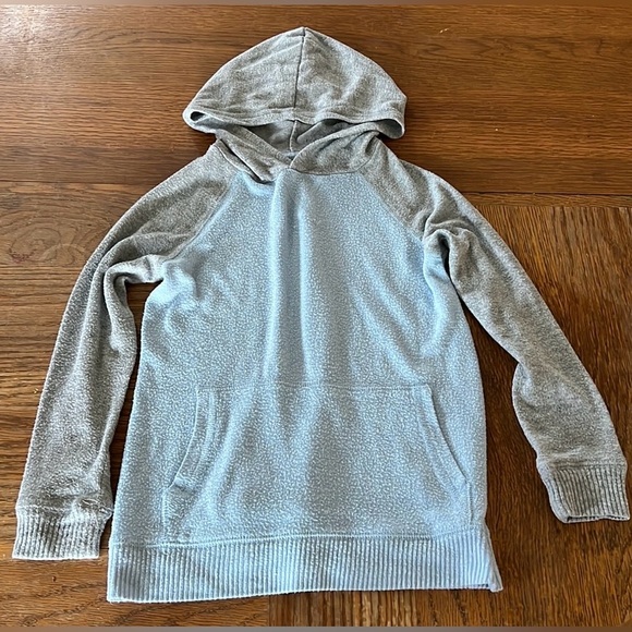 Rumi + Ryder Boys Lightweight Sweater Hoodie Blue and Gray size Small 6-7 - Picture 2 of 7